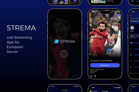 STREMA: Live Sports Streaming App project