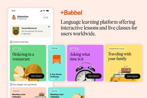 Babbel, Language Learning Platform project