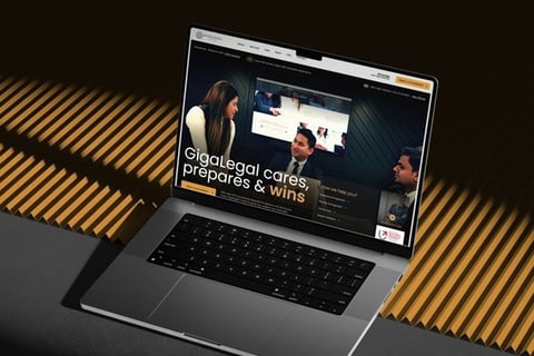 GigaLegal—London's Five-star Law Firm Website Redesign and Webflow No-code Development project