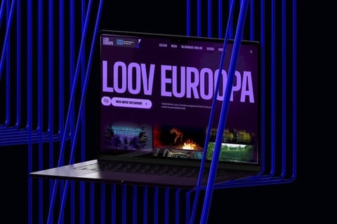 European Union's Program Creative Europe Web Design + Webflow No-code Development project