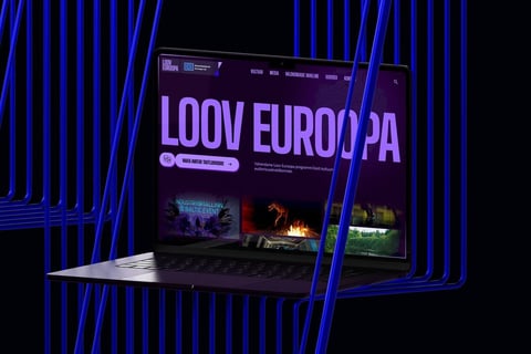 European Union's Program Creative Europe Web Design + Webflow No-code Development project