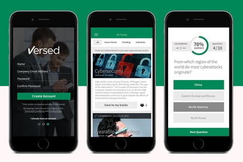 Versed iOS Application UX and Design project