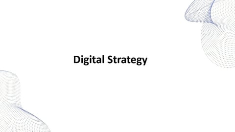 Digital Strategy project