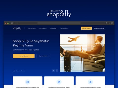 Shop & FLy Website Redesign project