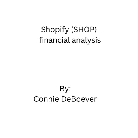 Financial Analysis project