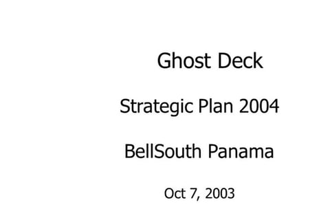 Strategic Planning project