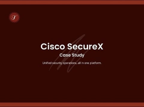 Cisco SecureX & Secure Client project