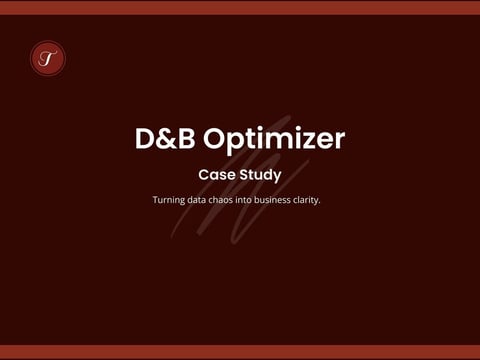 D&B Optimizer project