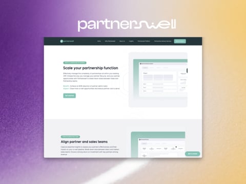 PartnerSwell – Webflow Website and Brand Identity project