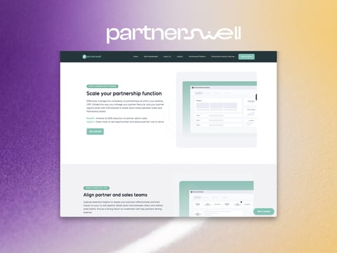 PartnerSwell – Webflow Website and Brand Identity project