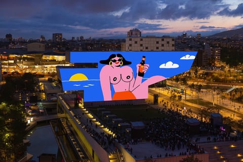 OFFF Festival 2025 – "La Naranja" Mapping Show project