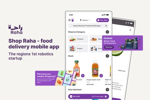 Raha App - Food Delivery Mobile App project