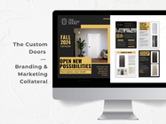 The Custom Doors – Branding & Marketing Collateral