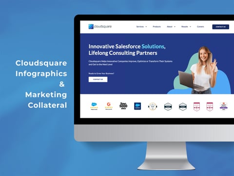 Cloudsquare Infographics & Marketing Collateral project