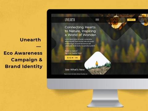 Unearth – Eco Awareness Campaign & Brand Identity project
