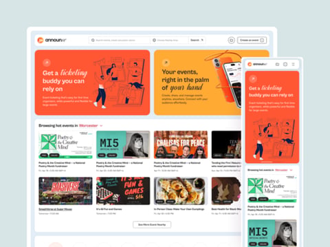 Designing an MVP for an Events & Announcements Platform project
