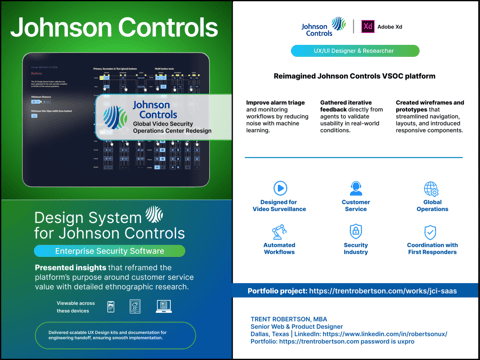 Johnson Controls Virtual Security Operations Center (VSOC) project