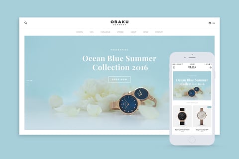 Obaku Website Redesign project