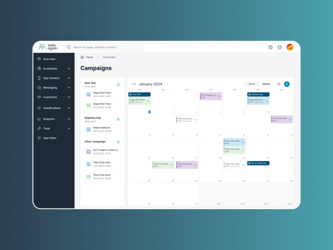 Loyalty App Management App project