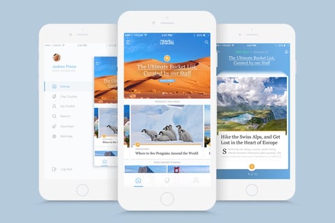 Travel+Leisure iOS Mobile App project