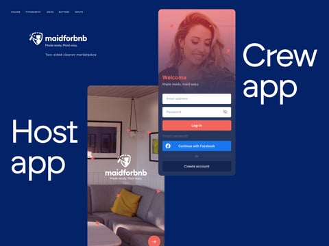 Maidforbnb - Two-sided Cleaning Crew Marketplace project