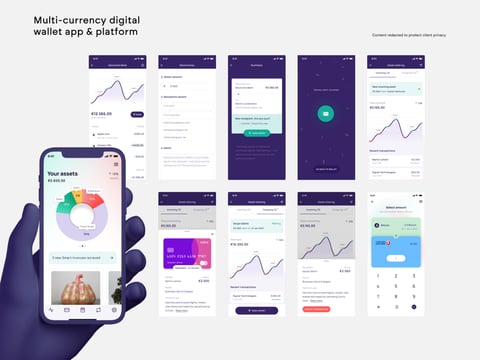 Fintech - Mobile Wallet and NFT Apps project