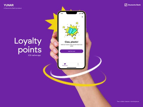 YUNAR - Loyalty App by Deutsche Bank project