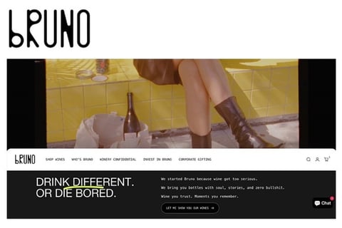 Bruno Wine | Online Seller with Unique Wine Options Offered project