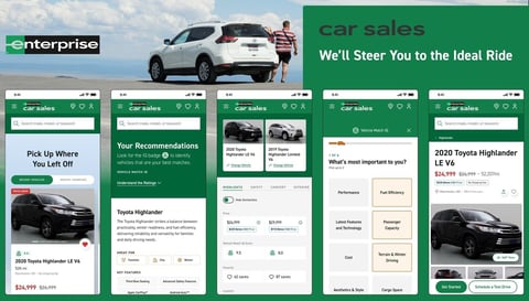 eCommerce Redesign for Enterprise Car Sales project