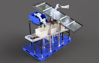 Blue Sky Robotics: 2 Cobot cell layout