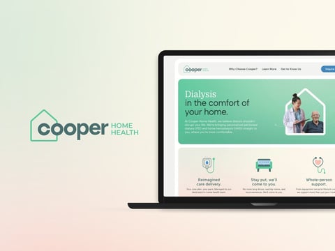 Cooper Home Health Visual Identity & Website project