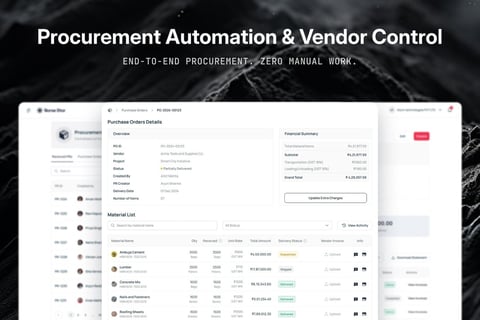 Procurement Automation and Vendor Control project