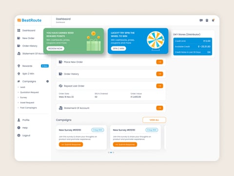 BeatRoute | Field Sales Platform for Distributors, Retailers, and Promoters project
