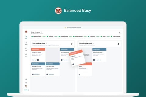 Balanced Busy – Weekly Planning App for Real Estate Agents project
