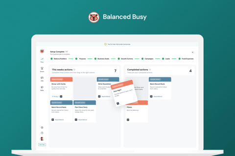 Balanced Busy – Weekly Planning App for Real Estate Agents project