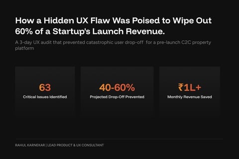 Strategic UX Audit for Pre-launch PropTech Platform project