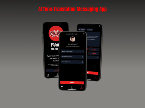 AI Tone-translation Messaging App project