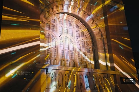 University of Birmingham Projection Mapping project