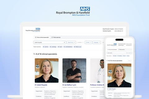 RBHT NHS Trust - Website Redesign project