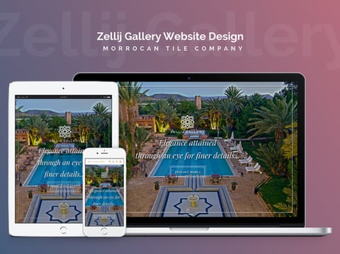 Website Design | Leading Manufacturer of Moroccan Tile project