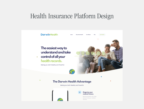 Health Insurance Platform Design project