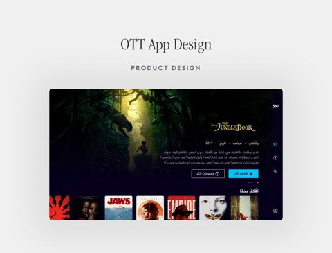 OTT App for Multiple Platforms and Devices project