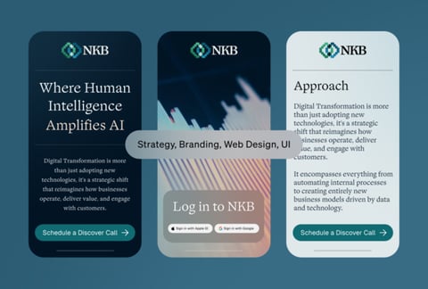 Brand and Web Design for an AI Company project