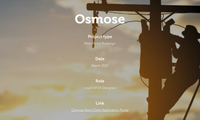Osmose Portal Redesign