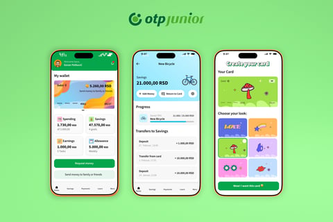 OTP Junior — Youth Banking App for Ages 11–18 project