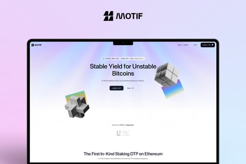 Motif Finance — Bitcoin Staking and Yield Platform project