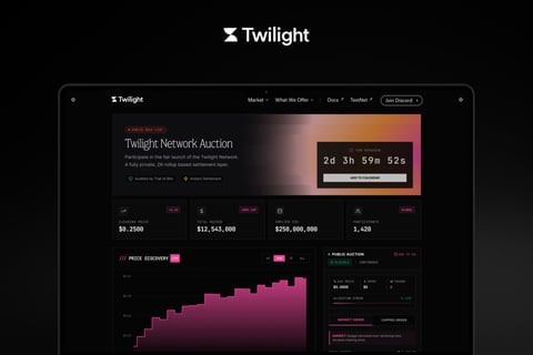 Twilight Finance — Privacy-first Bitcoin Trading Protocol project
