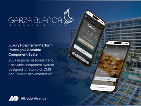 Garza Blanca Cancun — Conversion-Focused Luxury Hospitality Platform project