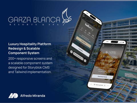 Garza Blanca Cancun — Conversion-Focused Luxury Hospitality Platform project