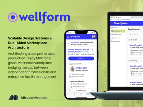Wellform Wellness Connect — B2B2C Marketplace Platform & Design System project